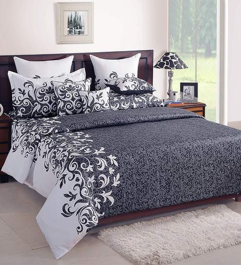 Buy Zinnia Microfiber Fill Single Size Winter Quilt By Swayam