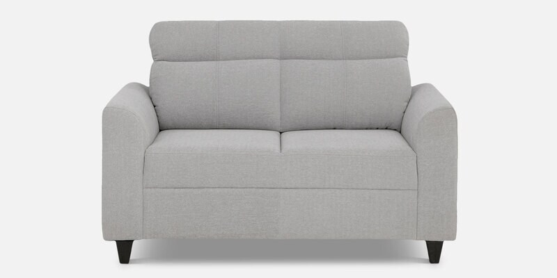 Buy Zivo Fabric 2 Seater Sofa in Cloudy Grey Colour by Duroflex Online ...