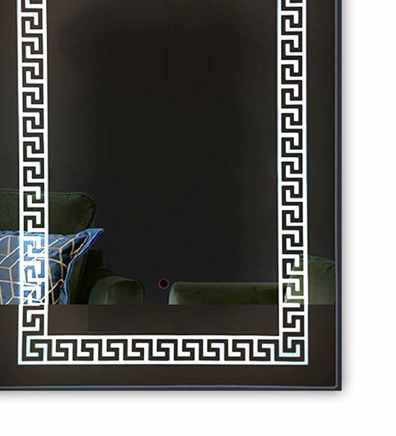 Buy Zigzag Connect Moon Glow Natural White Light LED Wall Mirror Online