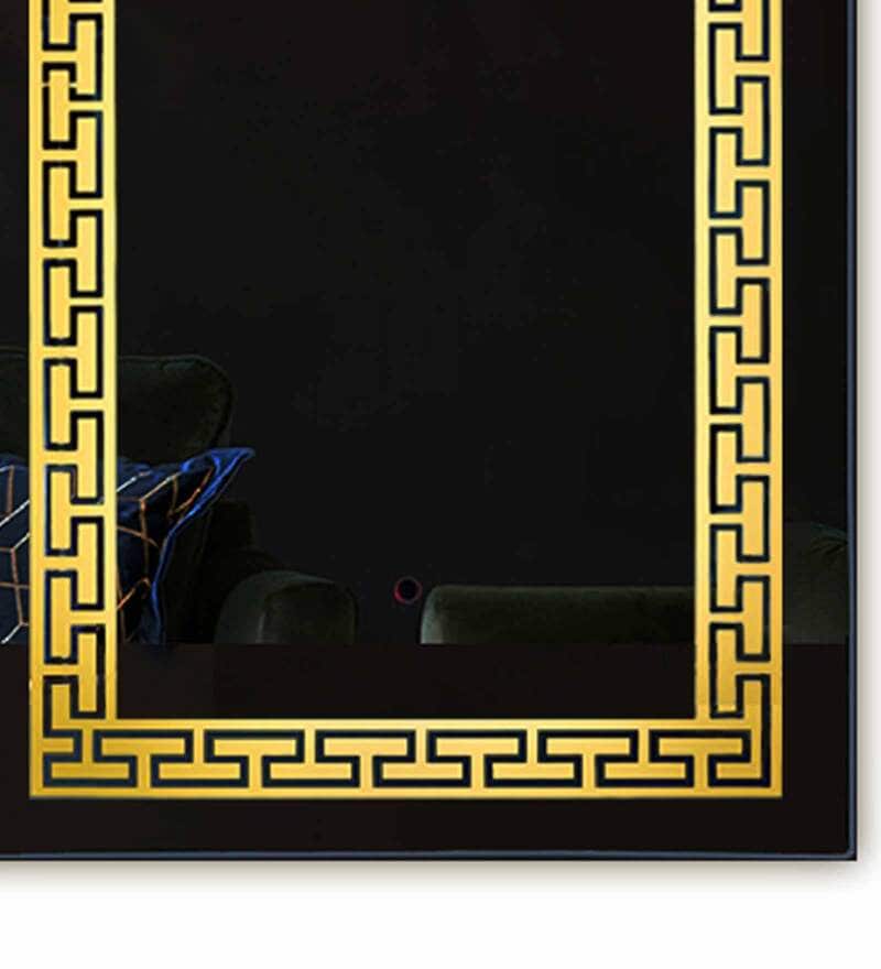 Buy Zigzag Connect Sun Glow Warm White Light LED Wall Mirror Online