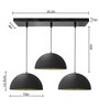 Zian Black Metal Cluster Hanging Light
