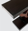 Zidena Solid Wood Console Table in Brown Finish