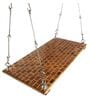 Ziegel Teak Wood Swing in Brown Colour