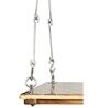 Ziegel Teak Wood Swing in Brown Colour