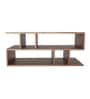 Zig zag Table Coffee table In Columbian walnut Finish