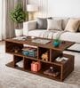 Zig zag Table Coffee table In Columbian walnut Finish