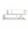 Zig zag Table Coffee table In White Finish