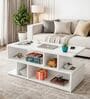Zig zag Table Coffee table In White Finish