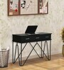 Ziggy Metal Study Table In Black Colour