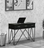 Ziggy Metal Study Table In Black Colour