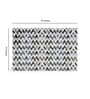 Zigzag Multicolor (12 X 18 ) MDF Wood 1Pc Table Placemats