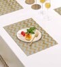 Zigzag Multicolor (12 X 18 ) MDF Wood 1Pc Table Placemats