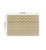 Zigzag Multicolor (12 X 18 ) MDF Wood 1Pc Table Placemats