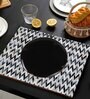 Zigzag Multicolor (12 X 18 ) MDF Wood 1Pc Table Placemats