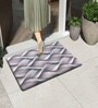 Zigzag PVC 16x24 Inches Anti Skid Door Mat