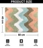 ZigZag Rust Microfiber 16x24 Inches Super Soft Bath Mat