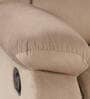 Zik Manual 3 Seater Recliner In Cream Color