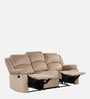 Zik Manual 3 Seater Recliner In Cream Color