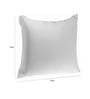 White Synthetic Fill Cushion Pillows 16 x 16 inches