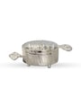 Zilver Toffee shaped Silver Brass with Silver Plating 1000ml Storage Jar
