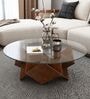 Zina Storage Centre Table In Teak Finish