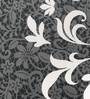 Black Floral 250 TC Cotton Double King Size Bedsheet Gift Set