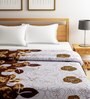 Zinnia Cotton 350 GSM Heavy Winter Double Bed Quilt