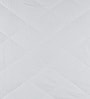 White Cotton Stripes 350 GSM Single Bed Quilt Zinnia Collection