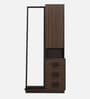 Zinus Dressing Table With Mirror In Wenge  & Brown Finish