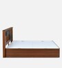 Zion Max King Size Bed in Walnut Finish with Box Storage