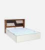 Zion Max King Size Bed in White Finish with Box Storage
