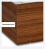 Zion Max Queen Size Bed in Walnut Finish with Box Storage