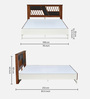 Zion Meta King Size Bed in White Finish