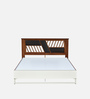 Zion Meta King Size Bed in White Finish