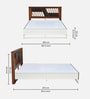 Zion Meta Queen Size Bed in White Finish