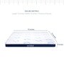 Zipnap Plus Orthopaedic 8 Inch Gel Memory Foam King Bed Mattress