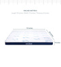 Zipnap Plus Orthopaedic 8 Inch Gel Memory Foam King Bed Mattress