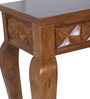 Ziri Console Table in Teak-Gold Colour