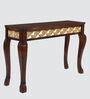 Ziri Solid Wood Console Table in Brown Colour