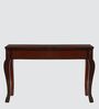 Ziri Solid Wood Console Table in Brown Colour
