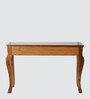 Ziri Solid Wood Console Table in Teak Finish