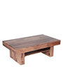 Ziva Sheesham Wood Coffee Table With Self In Walnut Colour