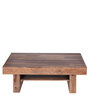 Ziva Sheesham Wood Coffee Table With Self In Walnut Colour