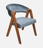 Ziva Teak Wood Arm Chairs In Teak Finish