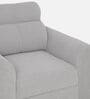 Zivo Fabric 1 Seater Sofa in Cloudy Grey Colour