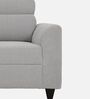 Zivo Fabric 1 Seater Sofa in Cloudy Grey Colour