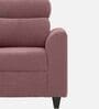Zivo Fabric 1 Seater Sofa in Dusky Pink Colour
