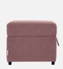 Zivo Fabric Ottoman in Dusky Pink Colour