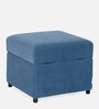 Zivo Fabric Ottoman in Twilight Blue Colour