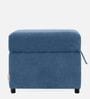 Zivo Fabric Ottoman in Twilight Blue Colour